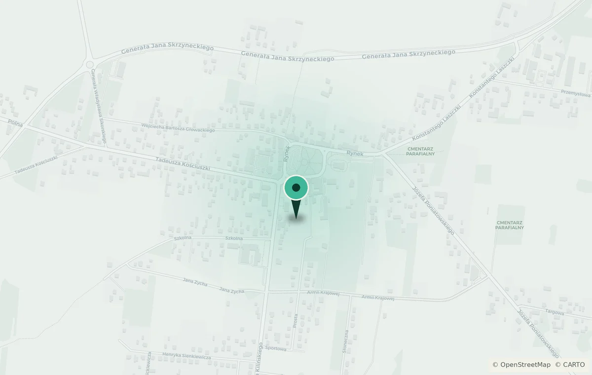 Mapa dojazdu: Rynek 24, 05-307 Dobre